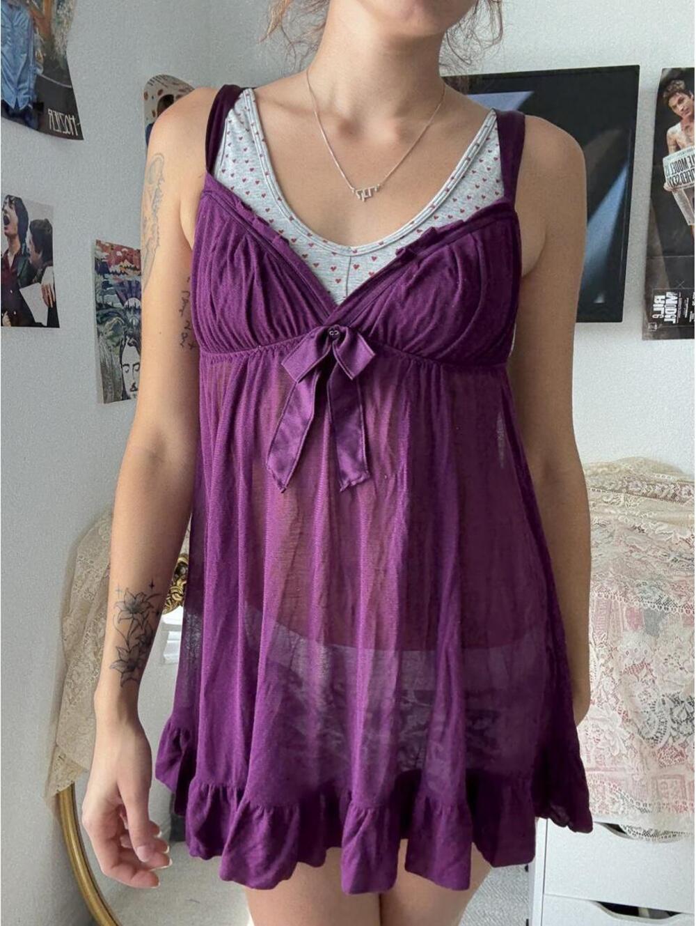 Victoria's Secret Women's Purple Dress